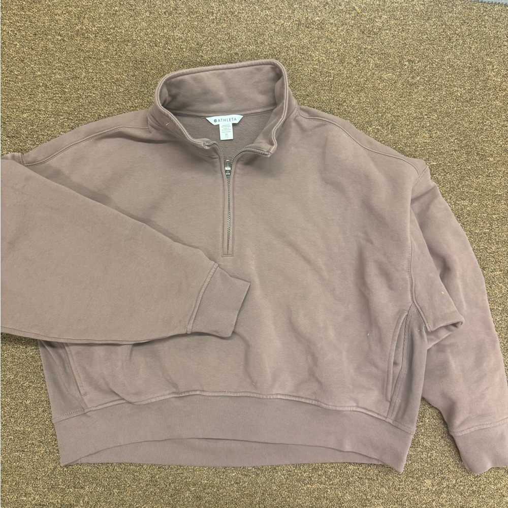 ATHLETA Quarter-Zip Sweater